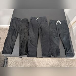 Lot of 3 (THREE) Toddler Boy Pants in Black in Size 3T